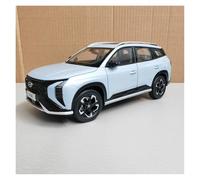 Fundición a presión 1:18 For Hyundai NU2 Mufasa IX35 Colección Modelos Coches Aleación Simulación Puerta Completamente Abierta Modelo De Vehículo Decoración Vehículos Réplica(Blue)