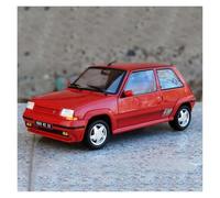 Fundición a presión 1:18 For Renault Supercinq GT Turbo 1989 Modelo Coche Aleación Coleccionables Estático Modelo Vehículo En Miniatura con Puerta Completamente Abierta Vehículos Réplica