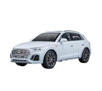 Fundición a presión 1:24 For Audi Q5 City SUV - Modelo Coche Simulación Aleación con Sonido Y Luz, Modelo En Miniatura Extraíble, Colección De Adornos Vehículos Réplica(White)