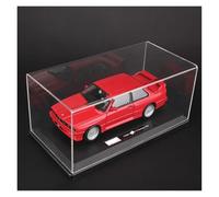 Fundición a presión 1:24 For BMW M3 E30 Vintage Serie 3 Aleación Modelo Coche Deportivo Colección Simulación Puerta Completamente Abierta Modelo Vehículo En Miniatura Vehículos Réplica(Red with displa