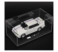 Fundición a presión 1:24 For BMW M3 E30 Vintage Serie 3 Aleación Modelo Coche Deportivo Colección Simulación Puerta Completamente Abierta Modelo Vehículo En Miniatura Vehículos Réplica(White with disp