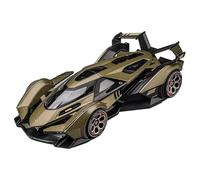 Fundición a presión 1:24 For Lamborghini V12GT Concept - Coche Deportivo con Sonido Y Luz, Modelo Coche Aleación con Retroceso, Modelo Vehículo En Miniatura Vehículos Réplica(Green)