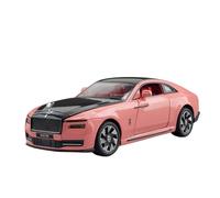Fundición a presión 1:24 For Rolls-Royce Clásico Spectre Modelo Coche Aleación Simulación Sonido Y Luz Modelo Coche Retroceso Exhibición Colección Vehículos Réplica(Pink)