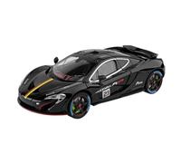 Fundición a presión 1:32 1:24 For McLaren P1 720 Modelo Coche Aleación Simulación Puerta Completamente Abierta Retorno A La Potencia Modelo Vehículo En Miniatura Adornos Vehículos Réplica(Black 1/24 P