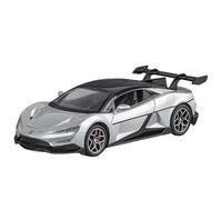 Fundición a presión 1:32 For BYD UP U9 Auto Deportivo Modelo Automóvil Aleación Puerta Completamente Abierta Retorno A La Potencia Modelo Vehículo En Miniatura Adornos Vehículos Réplica(Silver)