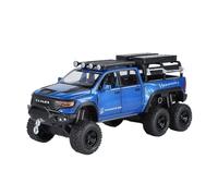 Fundición a presión 1:32 For Land Rover Defender Furgoneta Camper Al Aire Libre Simulación Aleación Modelo Coche Miniatura Sonido Y Luz Modelo Vehículo Retroceso Vehículos Réplica(T. Rex Blue)