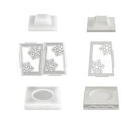Fundición de elastómero flexible con copo de nieve intercambiable | Formato de fabricación de elastómero no mortal para exhibiciones de llama de celebración individualizadas y donaciones