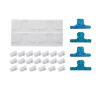 Fundición de elastómero permanente verde para materiales de escritura, abrazaderas y complementos de joyería, compromisos, planificador de tradición, molde de adición