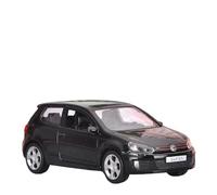 Fundido a Troquel 1:36 para Volkswagen Golf 6 GTI Coche Juguete Aleación Fundido A Presión SUV Puertas Traseras Que Se Pueden Abrir Maqueta de Coche de Juguete(Negro)