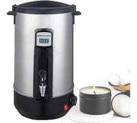 Fundidor de cera eléctrico de gran capacidad para velas. Crisol de acero inoxidable con boquilla de calentamiento única para producción a granel de velas, uso comercial o doméstico.