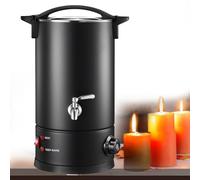 Fundidor de cera for fabricación de velas - Olla eléctrica con regulador de temperatura externo, construcción SUS 304, fácil de limpiar(International sockets,9L)
