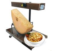 Fundidor de Queso eléctrico for raclette,máquina for Calentar Mantequilla de 650 W,fundidor de Queso con Altura Ajustable,dispensador Comercial de Queso a la Parrilla,for fundir Media Rueda de Queso