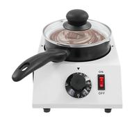 Fundidor eléctrico de Chocolate con Calentador PTC, 86-185 °F, Olla Antiadherente para repostería y Uso en cafeterías. (Singlehead)