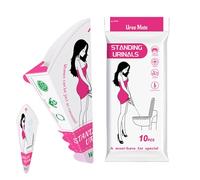 Fundo De De Mujeres Plegables, Embudo De Femenina, Estuche De De Papel Plegable Higiénico, Recubrimiento Impermeable A Prueba De Derrames, Diseño Compacto, 10 Piezas, Para