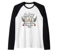 Funeral de pérdida de condolencias de memoria amorosa Camiseta Manga Raglan