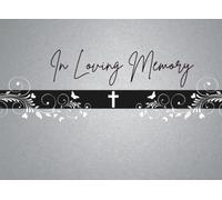 Funeral Guest Book: Memorial Service Guest Book, Funeral guest book, Guests Sign in Book, In loving memory.