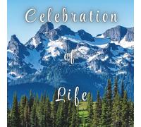 Funeral Guest Book - Snow Capped Mountain Tribute and Celebration of Life Registry: Memorial and Remembrance Keepsake - Alpine Scenic Cover for Outdoor Funerals & Services