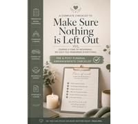 Funeral Planner Checklist: Pre-Funeral & Post-Funeral Guide: Organize Funeral Arrangements, Handle Bills & Insurance, Notify Key People, Plan a ... Navigate Grief - All in One Simple Workbook