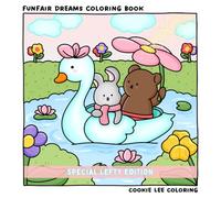 Funfair Days: A Cute and Cozy Coloring Book for Left-Handed Adults & Kids - Easy Animal Scenes and Adorable Moments to Color (Cute & Comfy Coloring)