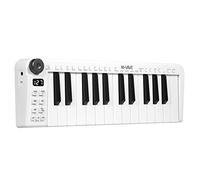 FUNFANG Controlador MIDI USB portátil de 25 teclas Teclado USB Teclado recargable Controlador MIDI 25 teclas Teclado Midi USB Portátil Teclado Midi Teclado MIDI Teclado M-VAVE SMK-25mini MIDI