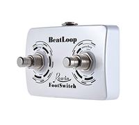 FUNFANG Pedal de pedal para BEAT LOOP, pedal de doble efecto, plateado, bucle, conector de 6,35 mm, 19867f07-170f-4395-866f-f06469bef0ff