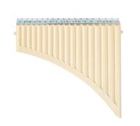 FUNFANG Tubos de sartén para instrumentos de viento, 18 tubos, flauta de cacerola, 18 tubos, flauta de cacerola con llave C, tubos de sartén con boquilla, instrumento de viento para estudiantes