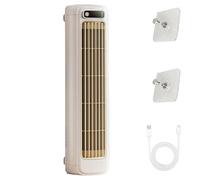 Funfany Ace Enfriador, 2025 Unidad de Aire Acondicionado Personal Ultrasilencioso, Aire Acondicionado Portátil Recargable de 3 Velocidades, Diseño de Escritorio/Torre/Montaje en Pared (Beige)