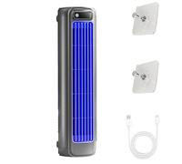 Funfany Ace Enfriador, 2025 Unidad de Aire Acondicionado Personal Ultrasilencioso, Aire Acondicionado Portátil Recargable de 3 Velocidades, Diseño de Escritorio/Torre/Montaje en Pared (Gris)