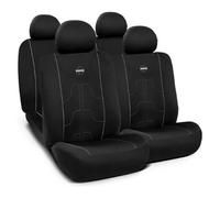 Funfas de asiento Momo juego completo para coche negra y gris