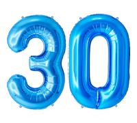 FUNFEST Palloncini 30° Compleanno Blu Giganti 100cm