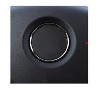 FUNFOB Accesorios for Coche Pegatinas Anillo Decorativas Volante Cubierta para Mercedes para Benz para GLE para CLA GLA W212 W246 W204 C117 W166 X204 Decoración Salida Aire(Plata)