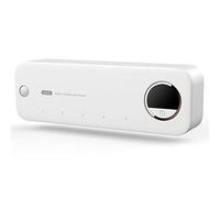 Funfob de Almacenamiento de Cepillos de Dientes UV Soporte de Cepillo de Dientes Recargable Montaje en Pared con Pantalla LED Accesorios de BañO