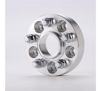 FUNFOB espaciadores de Rueda 1 Pieza para VW PCD 5x112 CB 57,1mm Adaptador Espaciador De Rueda Aleación De Aluminio Forjado Separadores de Rueda (Color : Plata, Talla : 30mm)