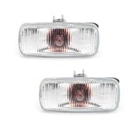FUNFOB Intermitente Lateral Lámpara Señal Giro Marcador Lateral Para Dodge Para Journey Luz Repetidora Lateral, Luz Intermitente Señal Guardabarros Indicador Espejo(1pair)
