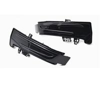 FUNFOB Intermitente Lateral Luz LED Dinámica Espejo Retrovisor Intermitente para Mercedes para Benz A B C E S CLA GLA GLK Clase W176 W246 W212 W204 W221 Indicador Espejo(Dynamic Smoked A)