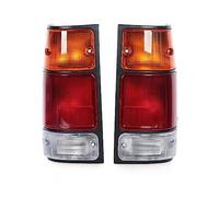 FUNFOB Luces Traseras Traseras Lámpara Luz Trasera Izquierda Derecha 1 Pieza Cables Bombillas Para Isuzu Para Pickup Para 1991-1993 1994 1995 1996 Luces Giro (Talla : Negro)