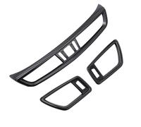 FUNFOB Molduras Interiores de Coche Embellecedor De Salida De Aire Acondicionado Central para Nissan para Qashqai J11 para X-Trail para X Trail T32 2014-2020 3 Unidades Interior Accesorios