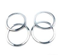 FUNFOB Molduras Interiores de Coche Marco Interior para Altavoz, Anillo Chapado para Nissan para Qashqai J11 2014-2019 Adhesivo Cromado para Coche Accesorios. Interior Accesorios