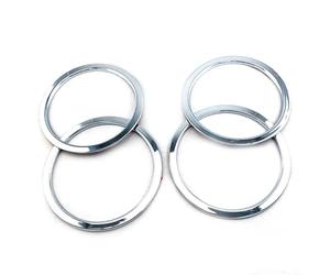 FUNFOB Molduras Interiores de Coche Marco Interior para Altavoz, Anillo Chapado para Nissan para Qashqai J11 2014-2019 Adhesivo Cromado para Coche Accesorios. Interior Accesorios