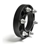 FUNFOB Separadores Ruedas para Toyota para Land para Cruiser para Prado para Hilux para Revo para Vigo Espaciadores Ruedas 6x139.7 CB 106.1 M12x1.5 espaciadores(25mm)