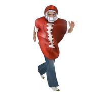 FUNFOCUS Disfraz de fútbol americano para adultos, divertido disfraz de espuma para hombres y mujeres, traje ligero con temática deportiva, perfecto para despedidas de soltero, pub y carnaval