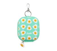 FUNFUL Mini Estuche Original para Gadgets de HUEVÓN para Divertirte y Tomártelo con Calma, Funda para Guardar Objetos como Auriculares, Cables etc (con Llavero y Mosquetón para Transportar)