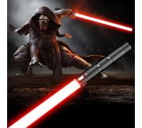 FunGeneTEC Sable de Luz, 2 En 1 Espada Laser 15 Colores, Espada Láser Recargable con Sonido, Juguetes para Niños y Adultos Halloween Cosplay Guerra de Las Galaxias(74CM 1PC)