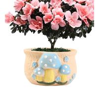 Fungi Bloom Vase - suculent Holder - Garden Cup Holders, Artistic Cups | Ideal for Patio Shelf Office Corner Terrace Indoor Outdoor Plant Styling Decoration Arrangement Greenery Support Small Cactus