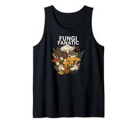 Fungi Fanatic Mushroom Foraging Mycology Design Camiseta sin Mangas
