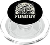 Fungi Fun Guy Distressed Vintage Mushroom Hunting Pun PopSockets PopGrip para MagSafe