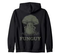 Fungi Fun Guy Lindo Amante de los Hongos Sonrientes Sudadera con Capucha