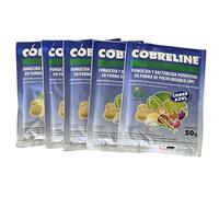 Fungicida cuprico 50% oxicloruro de cobre (tratamiento para 80-100 litros) contra repilo abolladura minilia cribado moteado o bacteriosis. Tratamiento para 100 litros.(5sobres) cobreflow