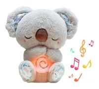 FUNGTN Koala Luz de Noche Bebé Calmante Mimoso Koala BEBÉ Respirar Mi Koala Dormir Abrazo Buenas Noches Calmante Musical Mimoso Recién Nacido Niña y Niño Regalo