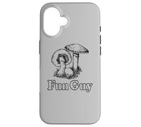 Funguy Fungi Guy Setas Forager Forager Fun Tees Carcasa para iPhone 16